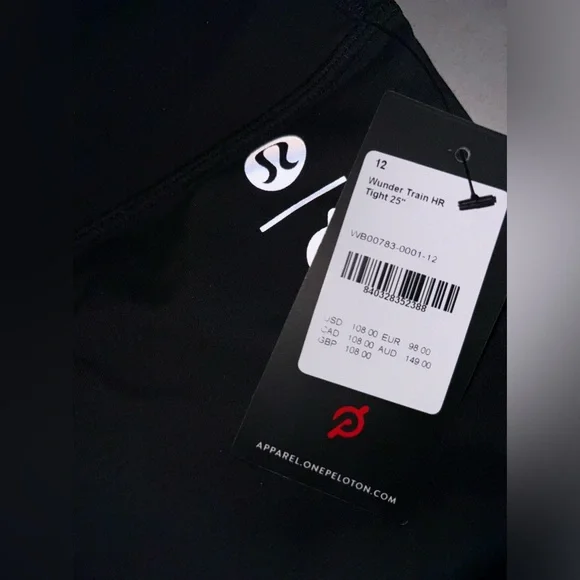 LULULEMON X PELOTON Wunder Train High Rise Tight 25” - Picture 10 of 10
